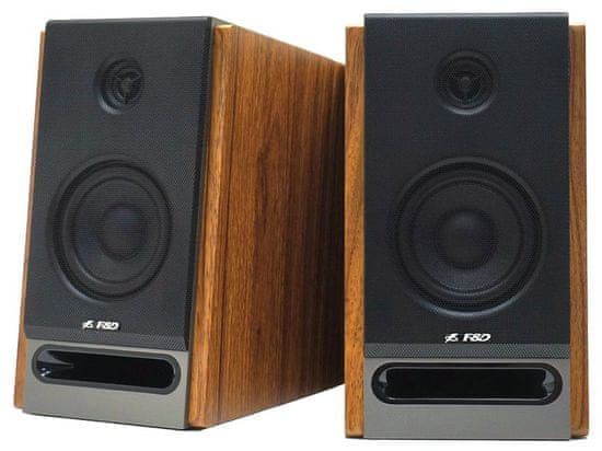 Fenda Zvočniki F&amp;D R27BT/ 2.0/ 50 W/ leseni/ BT5.0/ optični/ vhod USB