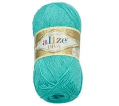 Alize Preja DIVA - 100 g / 350 m - modra aqua