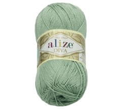 Alize Preja DIVA - 100 g / 350 m - zelena