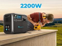 BLUETTI AC200MAX prenosna polnilna postaja / domača baterija, 2048Wh, 2200W, polnjenje/napajanje, USB-A/USB-C/DC