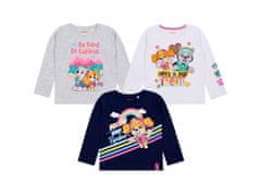 Paw Patrol Tačke na patrulji Skye Everest Dekliška, bombažna majica z dolgimi rokavi 3pak 3 lata 98 cm