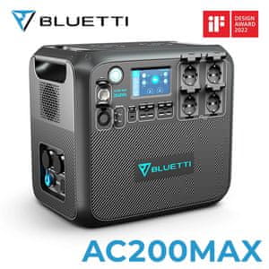 BLUETTI AC200MAX - vsestranska razširljiva baterija!