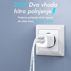 Kuulaa Polnilec 20W Type-C in USB