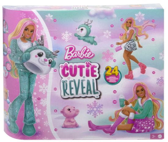 Mattel Barbie Cutie Reveal 2023 adventni koledar (HJX76)