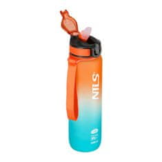 NILLS CAMP tritan steklenica za pitje NCD68 1000 ml oranžno-modra