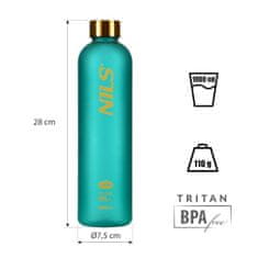 NILLS CAMP Tritan steklenica za pitje NC61 1000 ml zelena