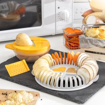 InnovaGoods SET ZA PRIPRAVO ČIPSA V MIKROVALOVNI PEČICI S STRGALOM IN RECEPTI CHIPIT INNOVAGOODS