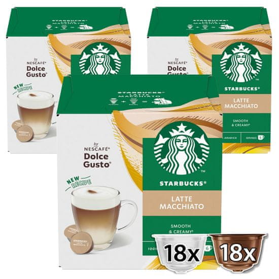 Starbucks Latte Macchiato (36 kap / 18 nap)