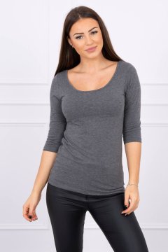 Kesi Ženska bluza Belarawd sivi melanž