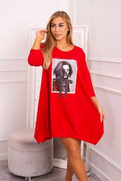 Kesi Ženska mini obleka Clanor rdeča