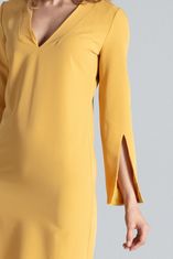 Figl Ženska mini obleka Cumbe M550 rumena XL