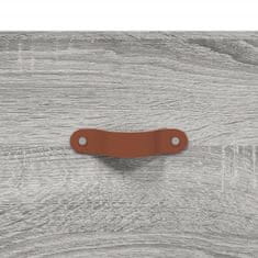 Vidaxl Stenska omarica siva sonoma 60x36,5x35 cm inženirski les