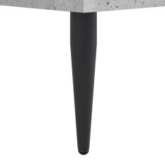 Vidaxl Omarica za čevlje betonsko siva 60x35x105 cm inženirski les