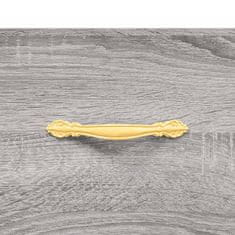 Vidaxl Omarica za čevlje siva sonoma 102x36x60 cm inženirski les