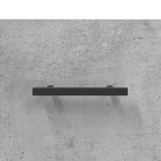 Vidaxl Stenska omarica betonsko siva 60x36,5x35 cm inženirski les