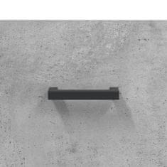 Vidaxl Stenska omarica betonsko siva 60x36,5x35 cm inženirski les