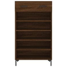 Vidaxl Omarica za čevlje rjavi hrast 60x35x105 cm inženirski les