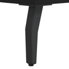 Vidaxl TV omarica črna 150x36x30 cm inženirski les