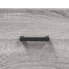 Vidaxl Stenska omarica siva sonoma 60x36,5x35 cm inženirski les