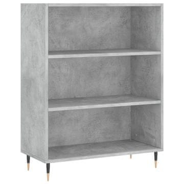Vidaxl Knjižna omara 69,5x32,5x90 cm inženirski les