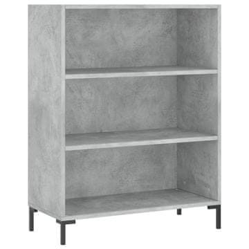 Vidaxl Knjižna omara 69,5x32,5x90 cm inženirski les