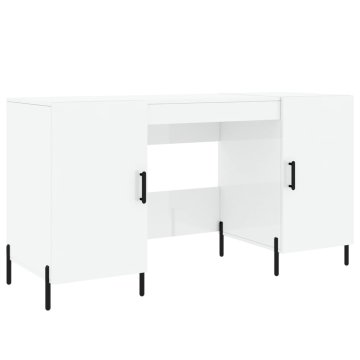Vidaxl Pisalna miza 140x50x75 cm inženirski les