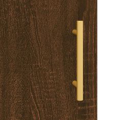 Vidaxl Stenska omarica rjava hrast 60x31x60 cm inženirski les