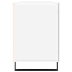 Vidaxl Pisalna miza bela 140x50x75 cm inženirski les