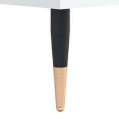 Vidaxl Komoda bela 60x35x70 cm inženirski les