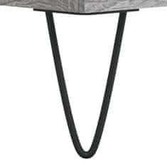 Vidaxl Omarica za gramofonske plošče siva sonoma 100x38x48 cm inž. les