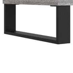 Vidaxl Omarica za gramofonske plošče siva sonoma 84,5x38x89cm inž. les
