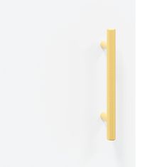Vidaxl Pisalna miza bela 140x50x75 cm inženirski les