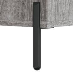Vidaxl Pisalna miza siva sonoma 140x50x75 cm inženirski les