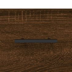 Vidaxl Omarica za čevlje rjavi hrast 30x35x105 cm inženirski les
