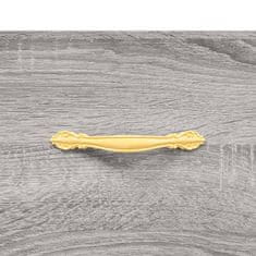 Vidaxl Klop za čevlje siva sonoma 102x35x55 cm inženirski les