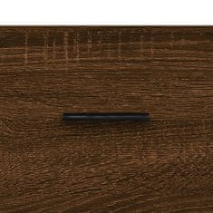Greatstore Stenska nočna omarica rjavi hrast 35x35x20 cm