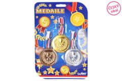 Medalje 3 kosi - češka embalaža