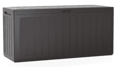 Prosperplast Vrtni zaboj Prosperplast BOARDEBOX 280 L, rjav, plastičen, 116 × 55 × 43,3 cm