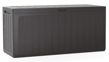 Prosperplast Vrtni zaboj Prosperplast BOARDEBOX 280 L, rjav, plastičen, 116 × 55 × 43,3 cm
