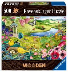 Ravensburger Puzzle - Divji vrt 500 kosov, lesene