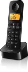 Philips Brezžični telefon D2601B/53 črne barve