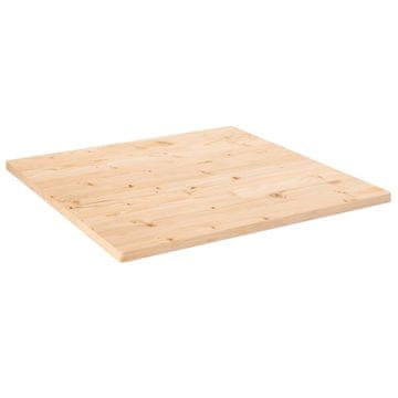 Vidaxl Mizna plošča 90x90x2,5 cm trdna borovina