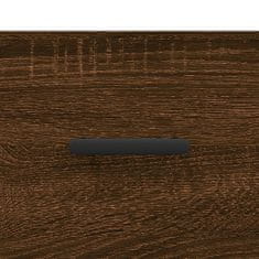 Greatstore Stenska nočna omarica 2 kosa rjavi hrast 35x35x20 cm