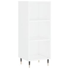 Vidaxl Komoda bela 34,5x32,5x90 cm inženirski les