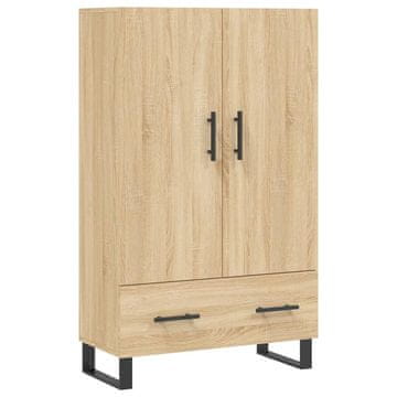 Vidaxl Visoka omara sonoma hrast 69,5x31x115 cm inženirski les