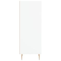 Vidaxl Komoda bela 34,5x32,5x90 cm inženirski les