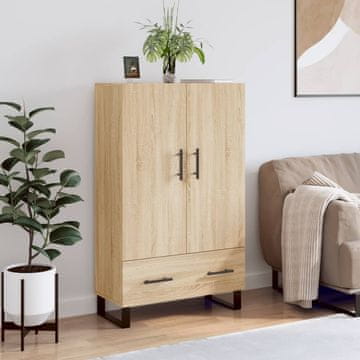 Vidaxl vidaXL Visoka omarica sonoma hrast 69,5x31x115 cm