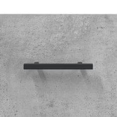 Vidaxl Stenska omarica betonsko siva 100x36,5x35 cm inženirski les