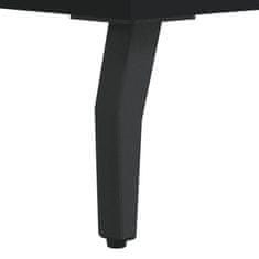 Vidaxl Omarica za čevlje črna 60x35x105 cm inženirski les