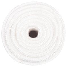 Vidaxl Vrv za čoln popolnoma bela 18 mm 100 m polipropilen